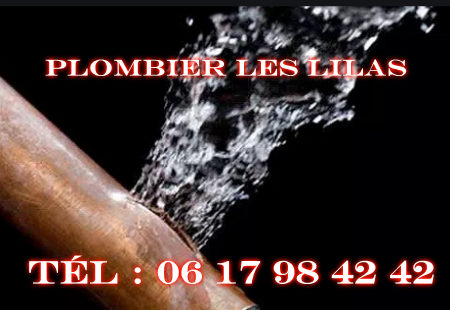 réparation fuite d'eau par PlombierLes Lilas
